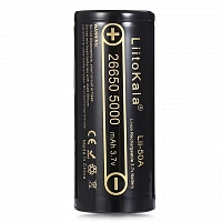 Аккумулятор LiitoKala Lii-50A Li-ion,26650,5000mAh, 3.7v (выпуклый на плюсе)