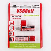 Аккумулятор USBbatt  NIMH    NH-AA 1.2V, 1450mAh