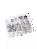 Набор рыболовных крючков 100шт