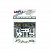 Крючки рыболовные спортивные безбородые Tubertini серия 697 (бронзовые)
